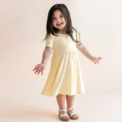 Twirl Dress in Chamomile