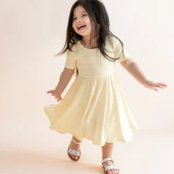 Twirl Dress in Chamomile