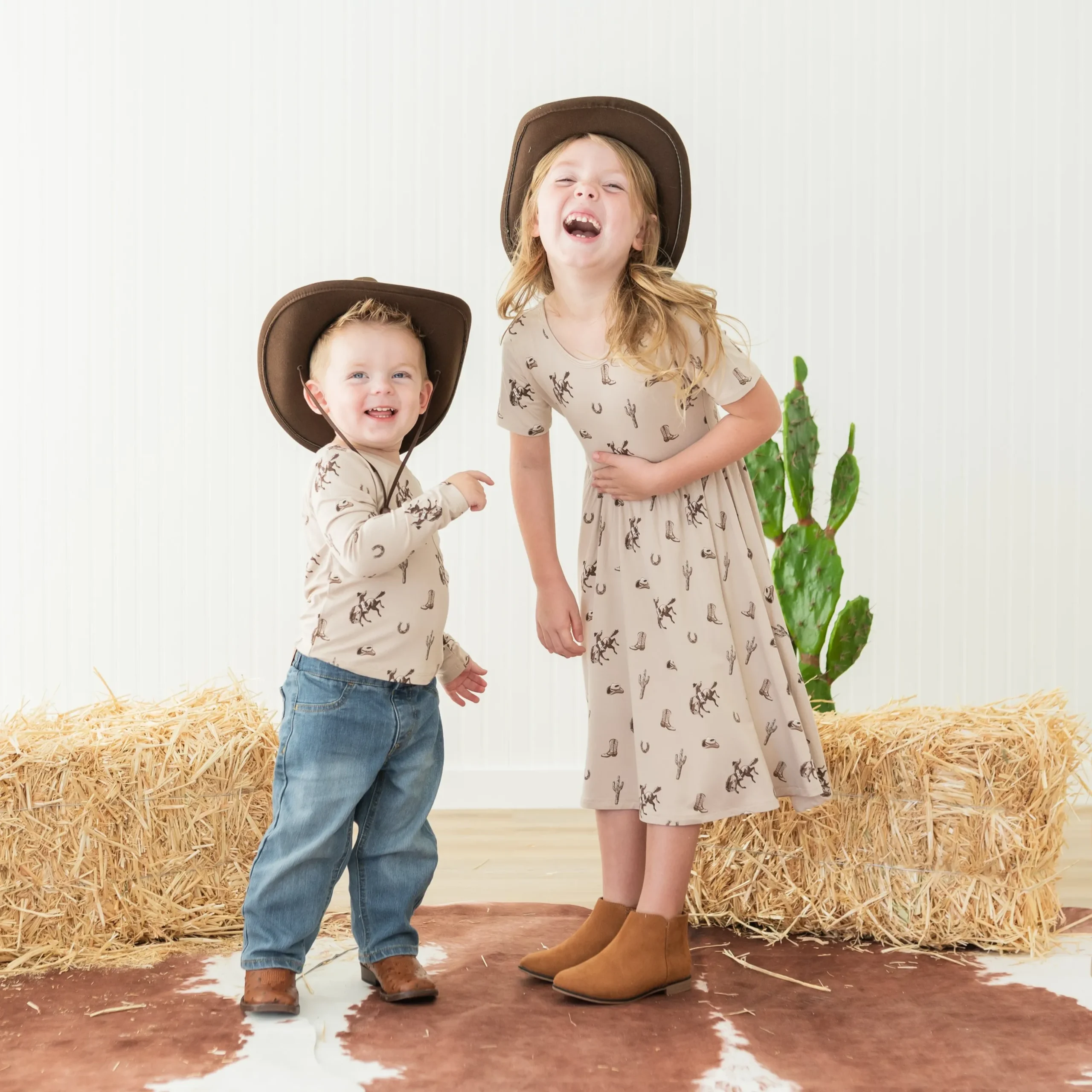Twirl Dress in Classic Cowboy