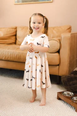 Twirl Dress in Dachshund