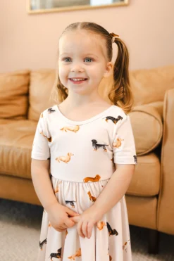 Twirl Dress in Dachshund