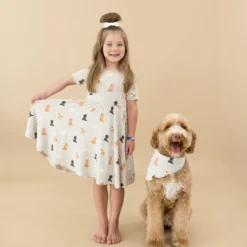 Twirl Dress in Fluffy Dog