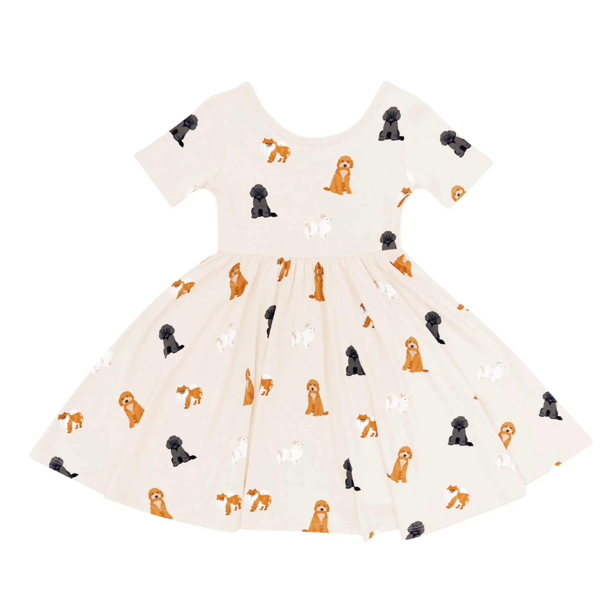 Twirl Dress in Fluffy Dog