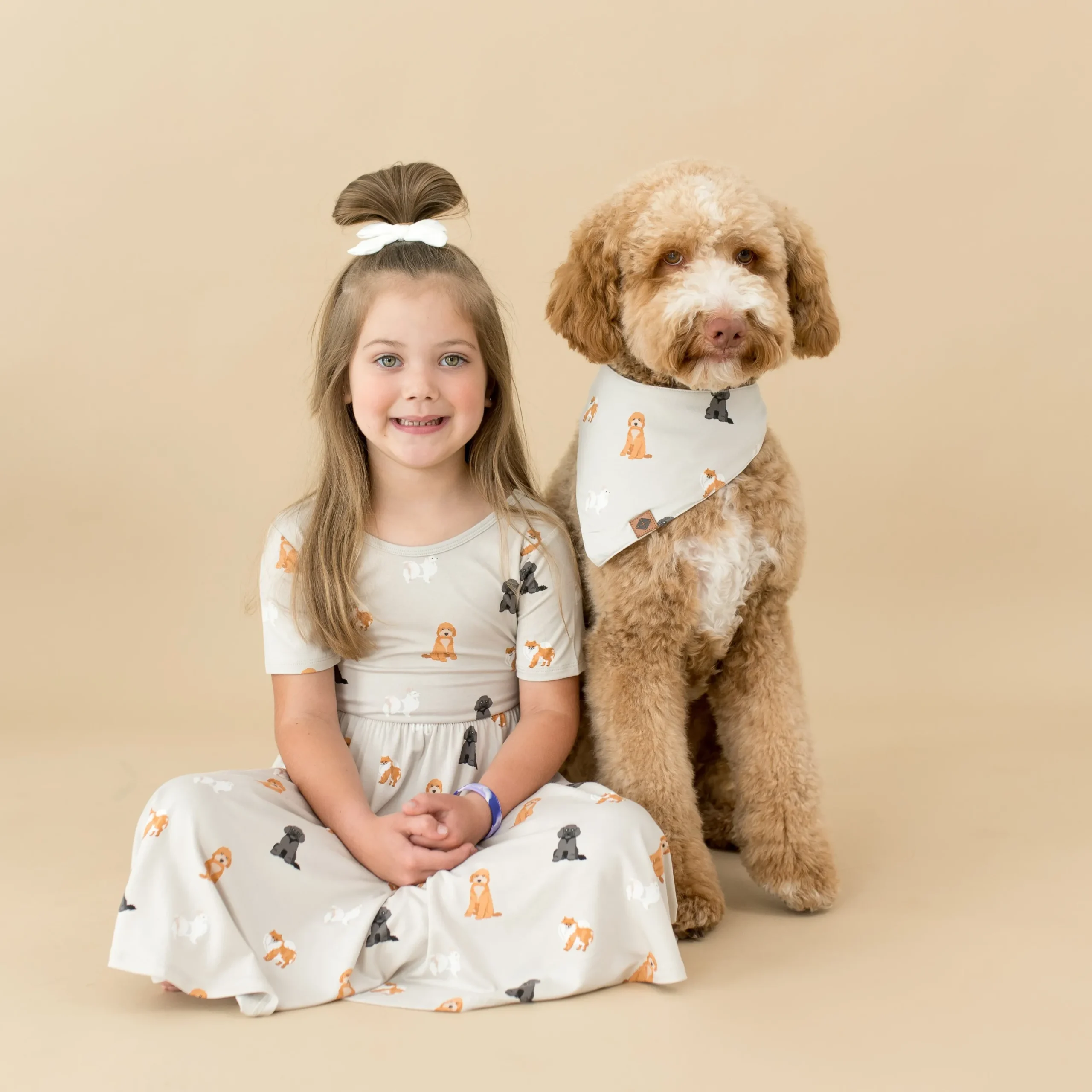 Twirl Dress in Fluffy Dog
