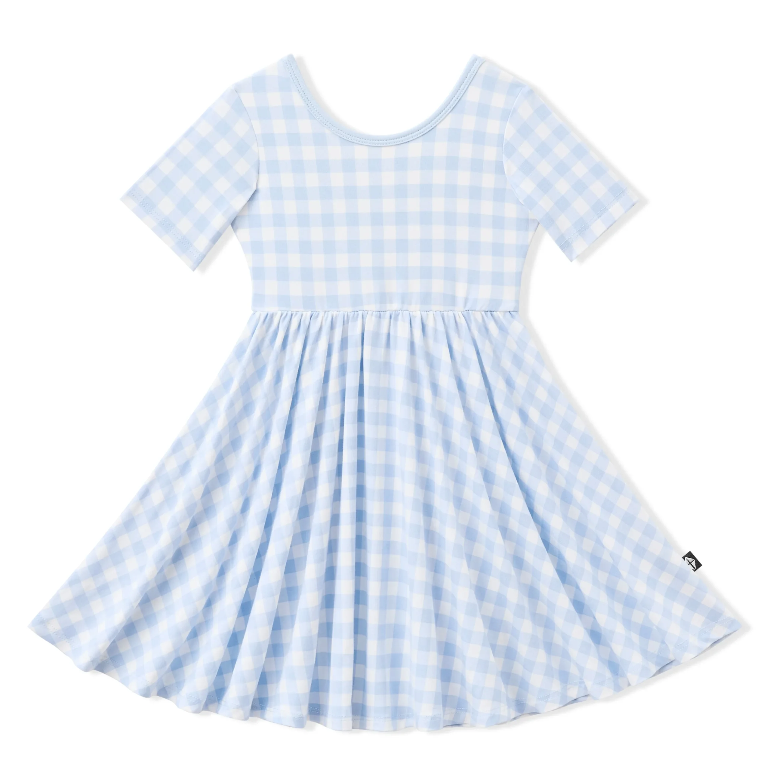 Twirl Dress in Gingham Breeze