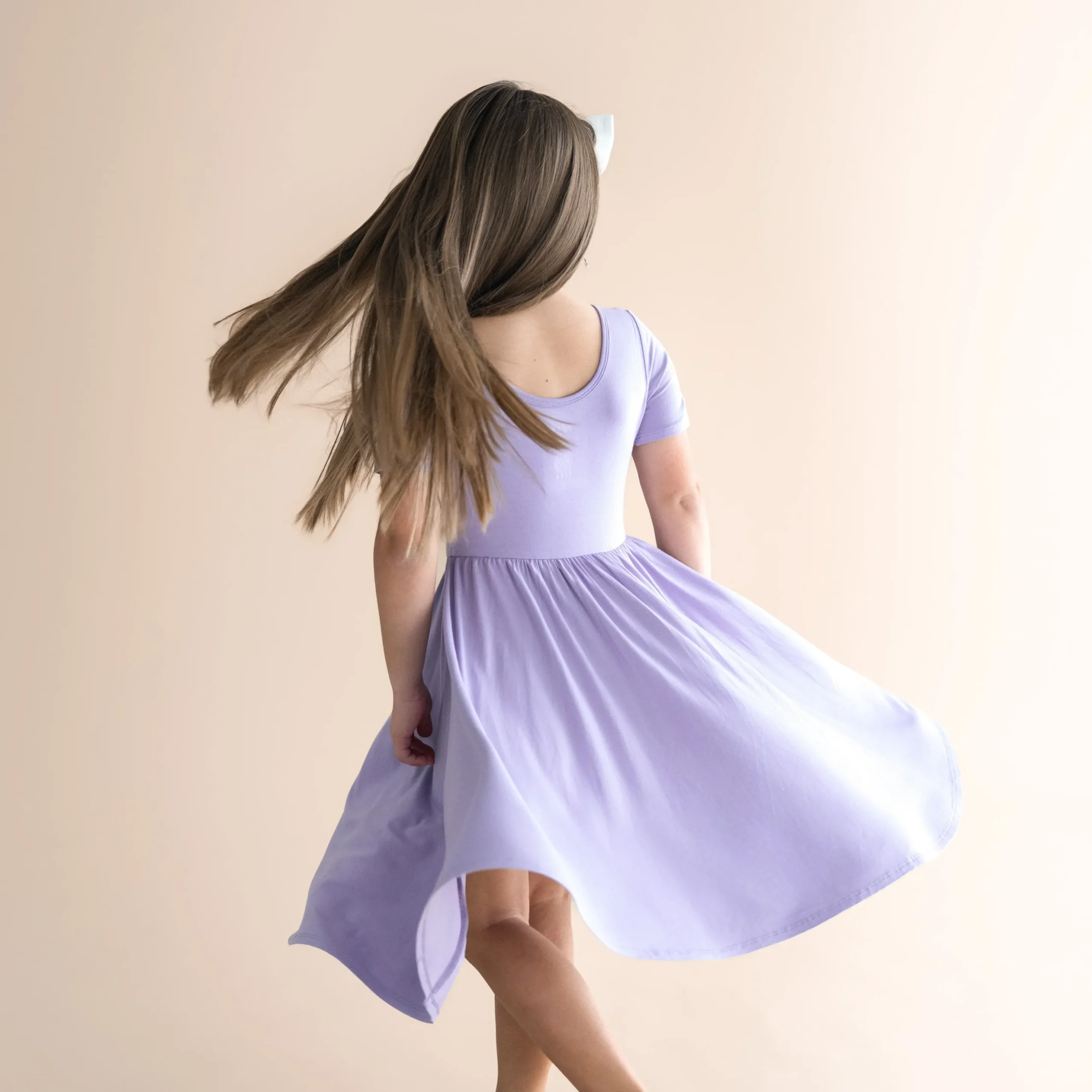 Twirl Dress in Taro