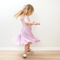 Twirl Dress in Thistle
