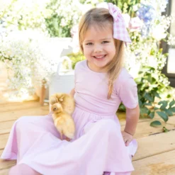 Twirl Dress in Thistle