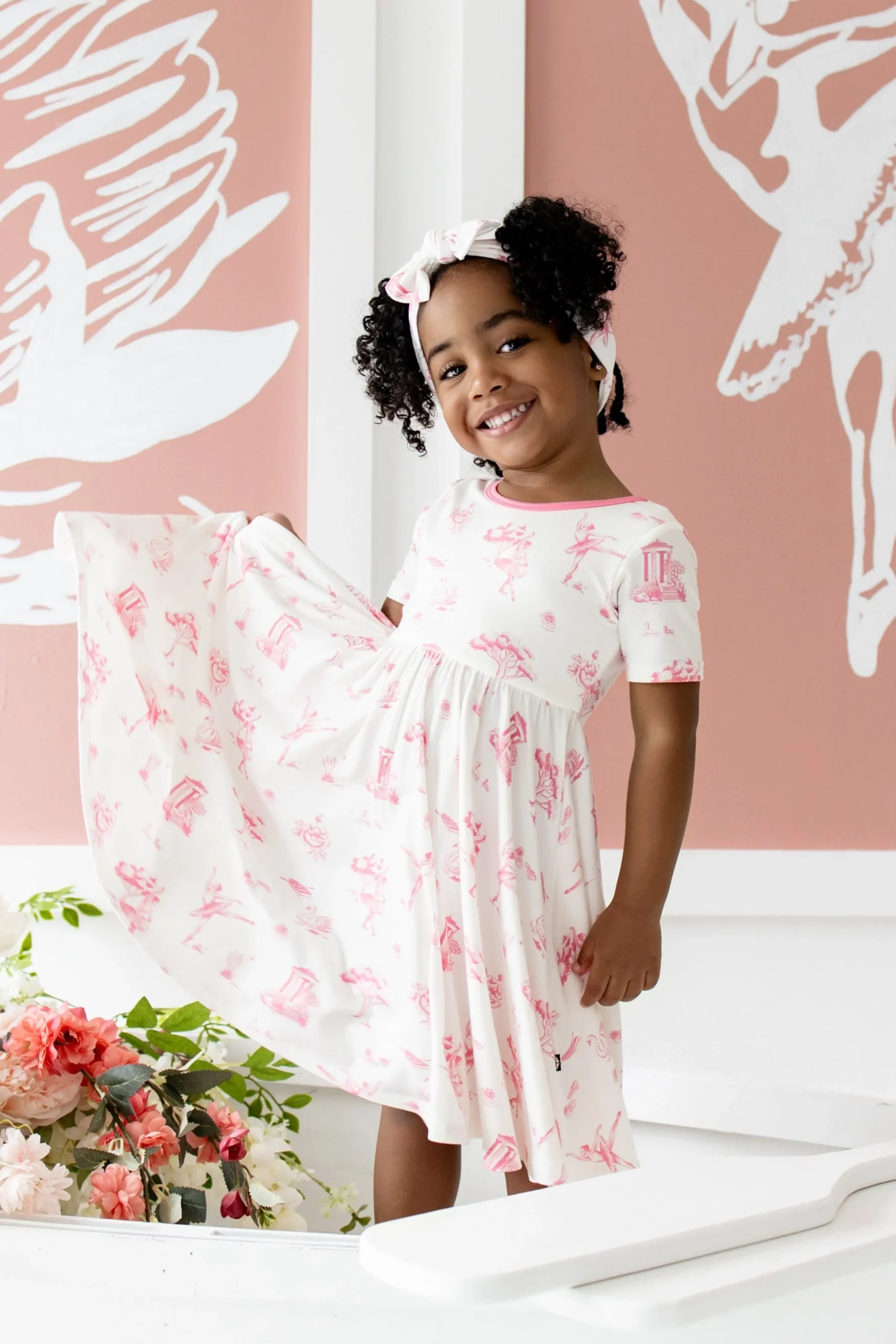 Twirl Dress in Toile Ballet