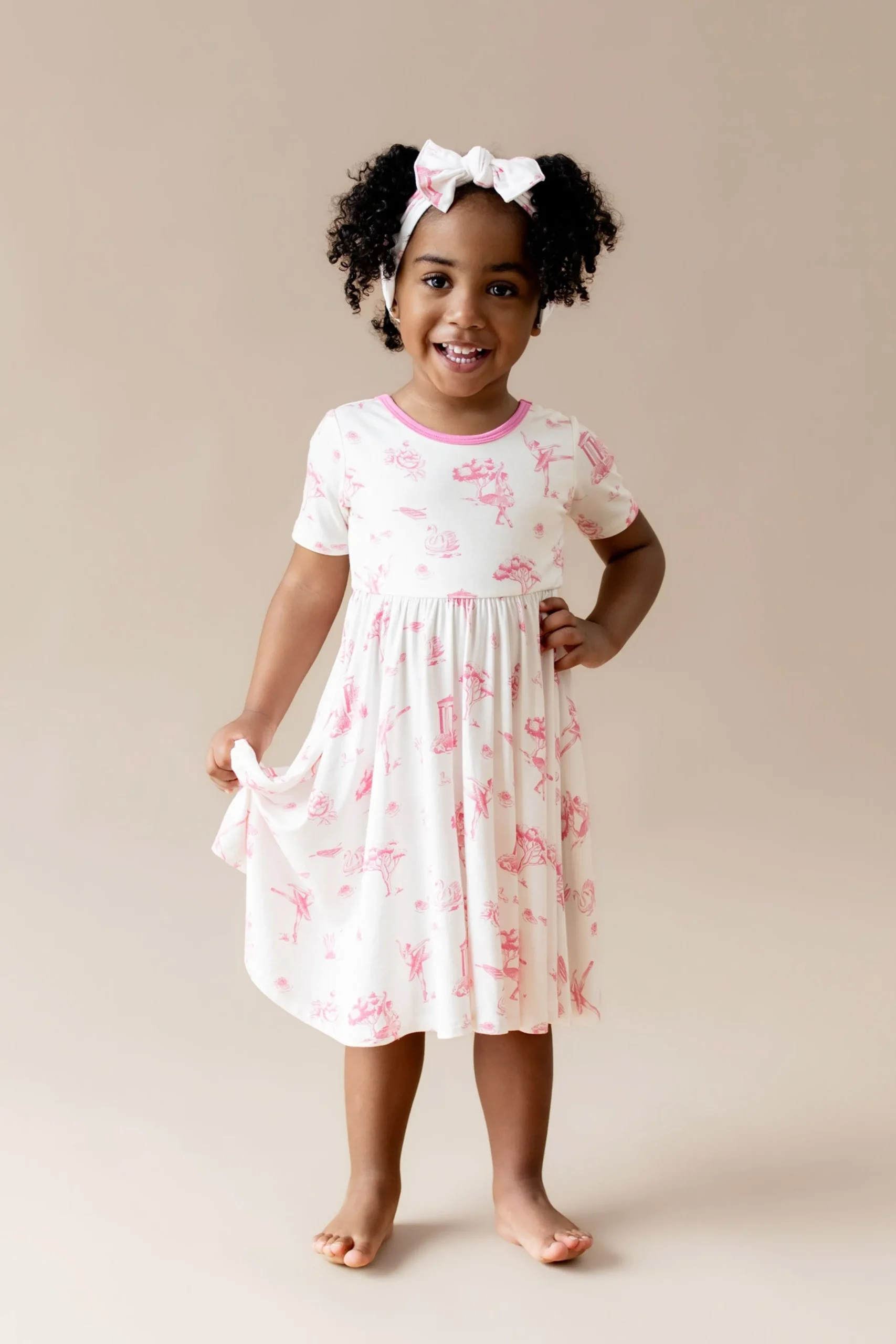 Twirl Dress in Toile Ballet