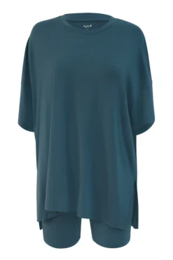 Women’s Biker Short Set in Atlantic
