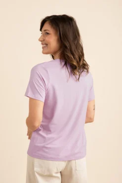 Women's Crew Neck Tee in Thistle