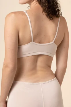 Women's Cross Front Bralette in Blonde