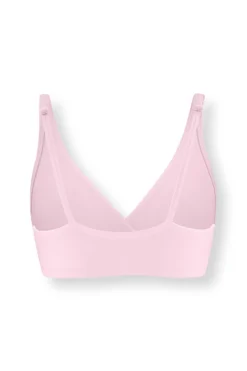 Women's Cross Front Bralette in Peony