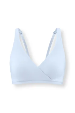 Women's Cross Front Bralette in Breeze