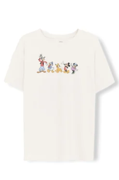 Women's Graphic Tee in Mickey and Friends on Ecru