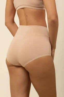 Women's High-Waisted Brief in Chai