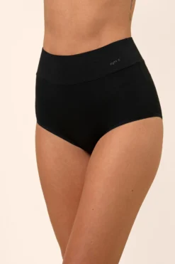 Women's High-Waisted Brief in Midnight