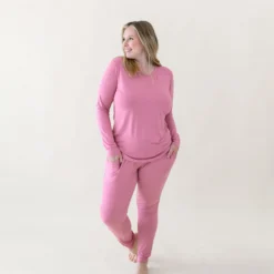 Women's Jogger Pajama Set in Apple Blossom