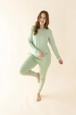 Women's Jogger Pajama Set in Basil