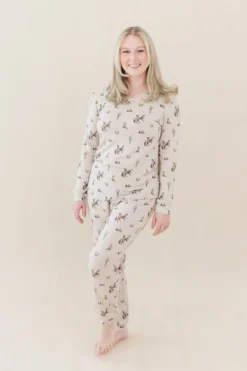 Women's Jogger Pajama Set in Classic Cowboy