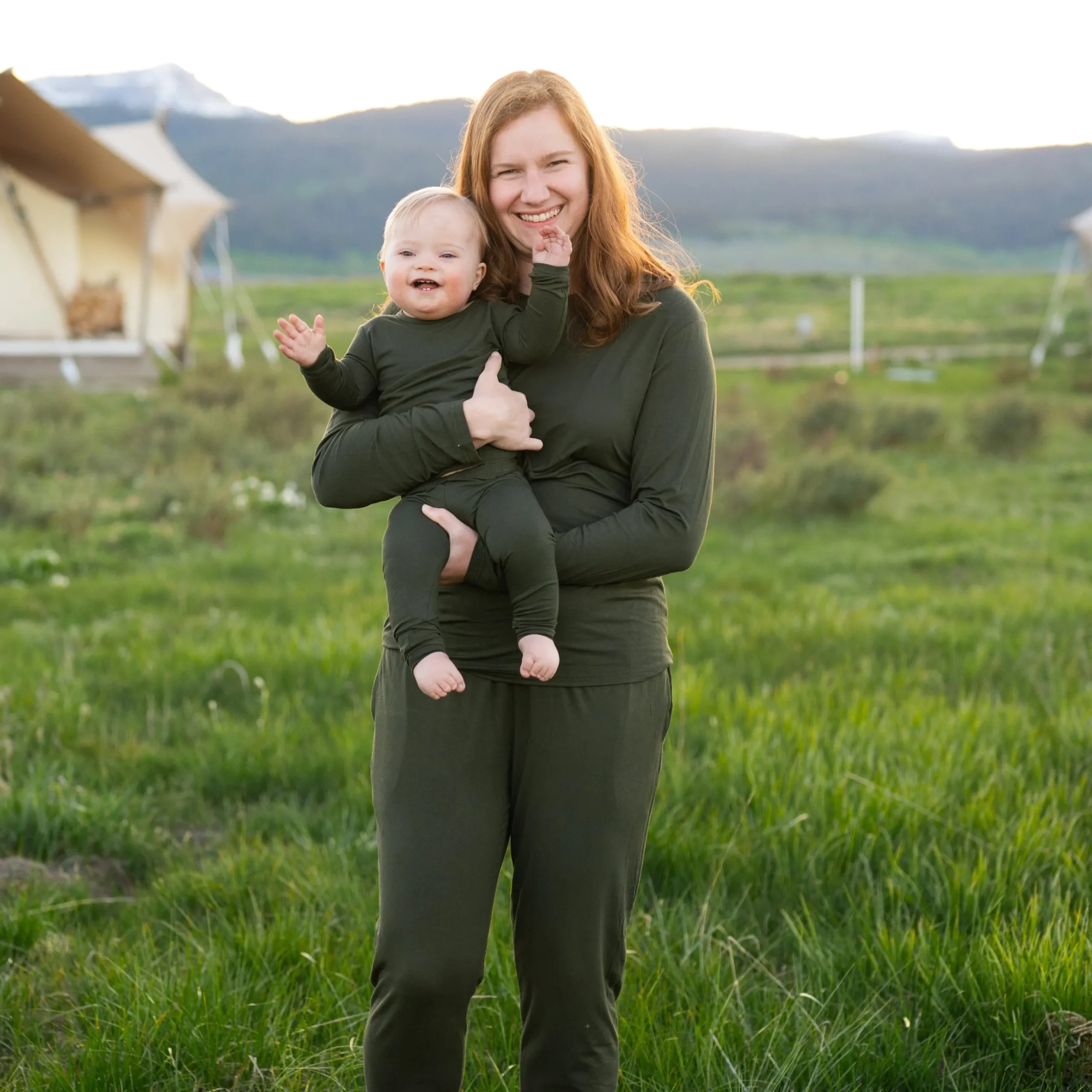 Women's Jogger Pajama Set in Fir