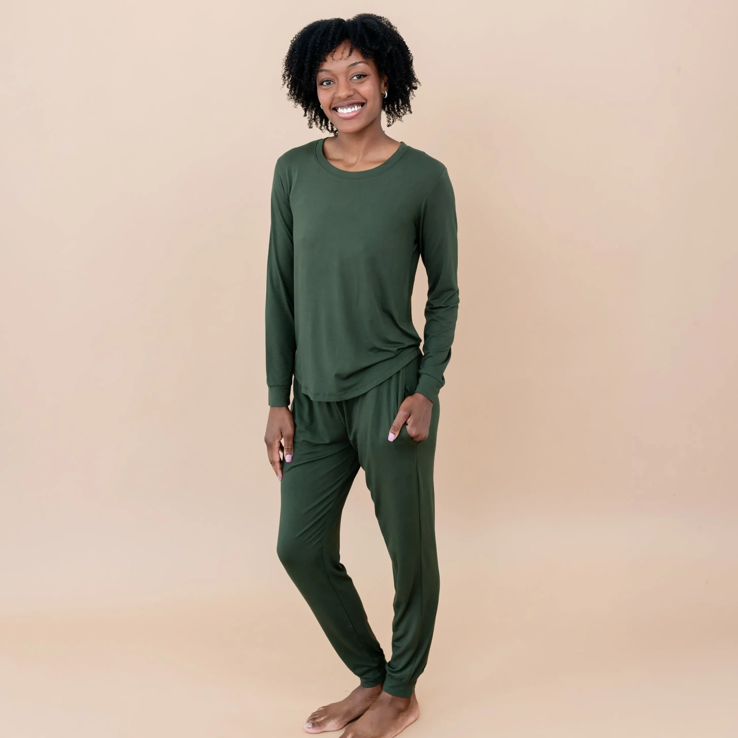 Women's Jogger Pajama Set in Fir