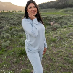 Women's Jogger Pajama Set in Fog