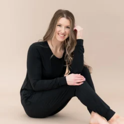Women's Jogger Pajama Set in Midnight