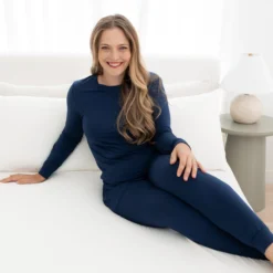 Women's Jogger Pajama Set in Navy