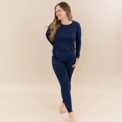 Women's Jogger Pajama Set in Navy