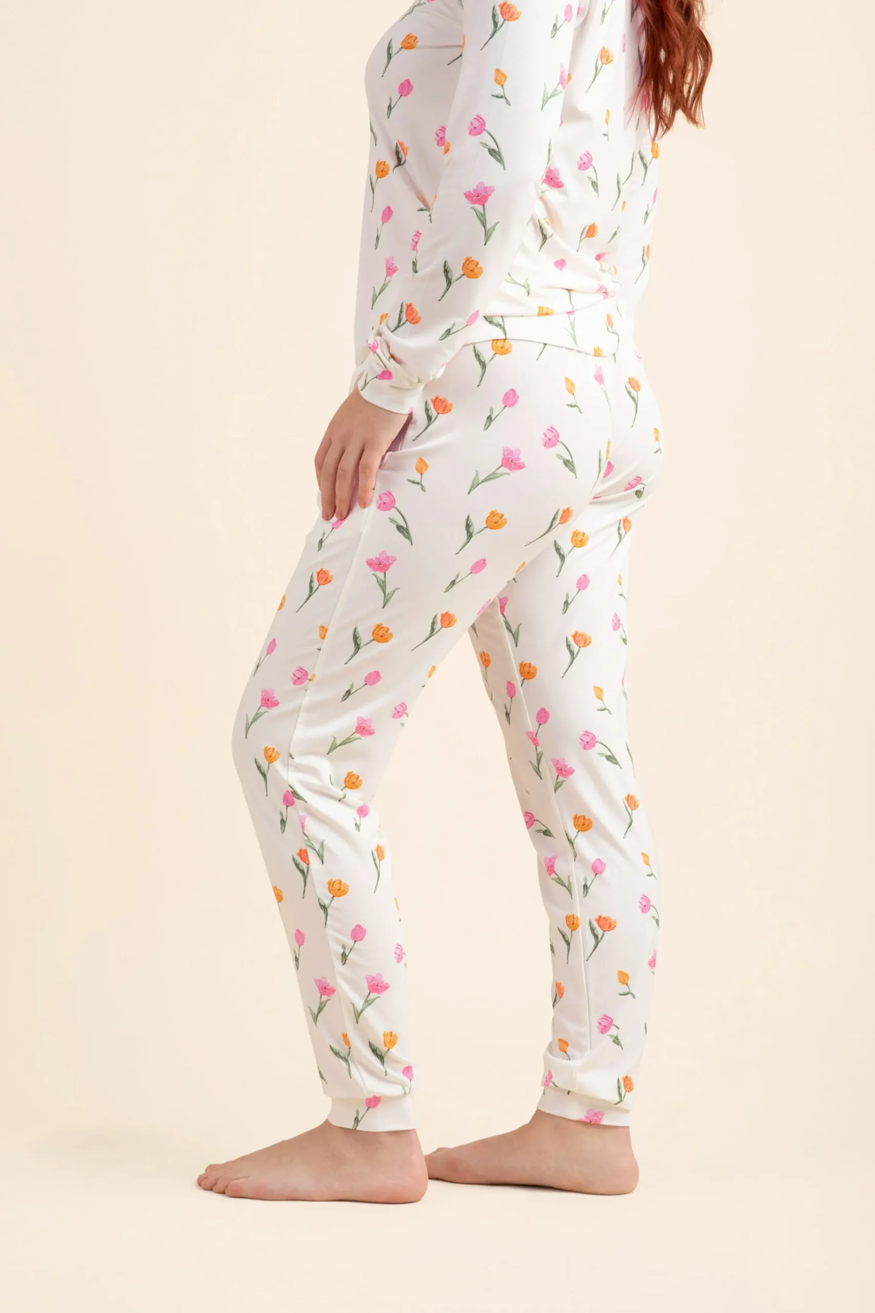 Women's Jogger Pajama Set in Tulip