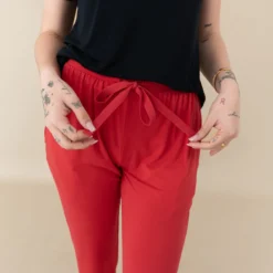 Women's Jogger Pants in Cardinal
