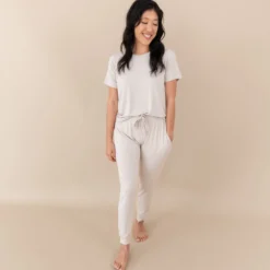 Women's Jogger Pants in Oat