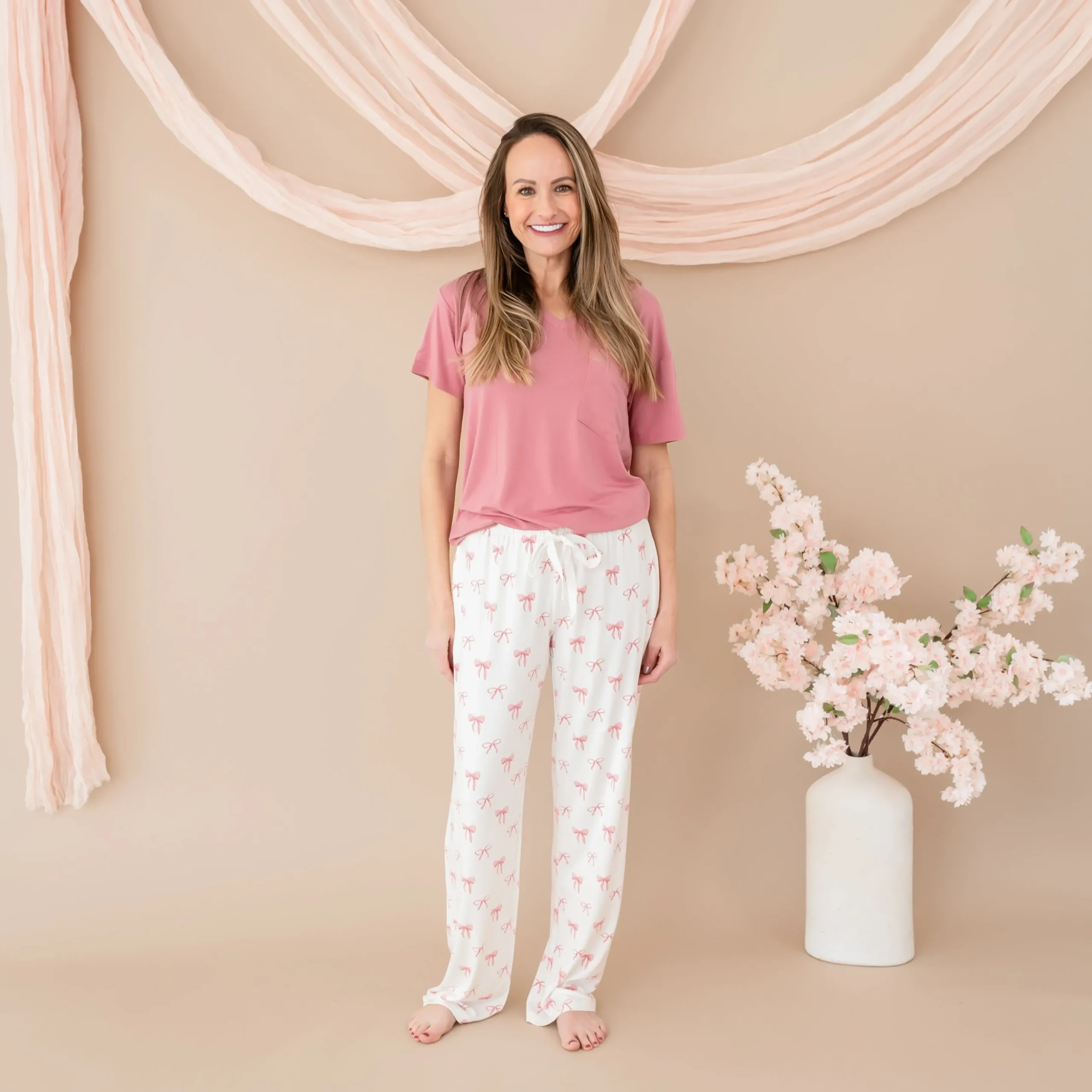 Women's Lounge Pants in Bow