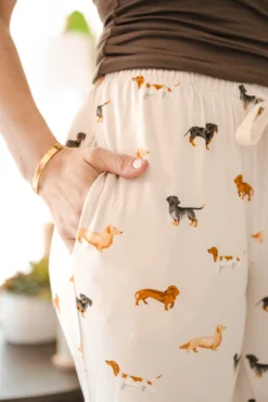 Women's Lounge Pants in Dachshund