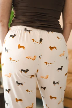 Women's Lounge Pants in Dachshund