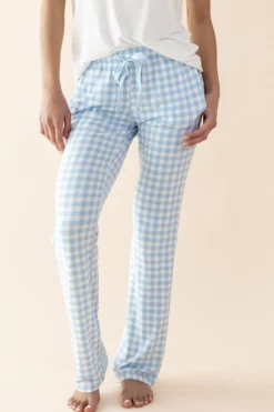 Women's Lounge Pants in Gingham Breeze