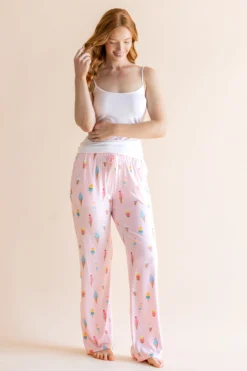 Women's Lounge Pants in Sakura Ice Cream