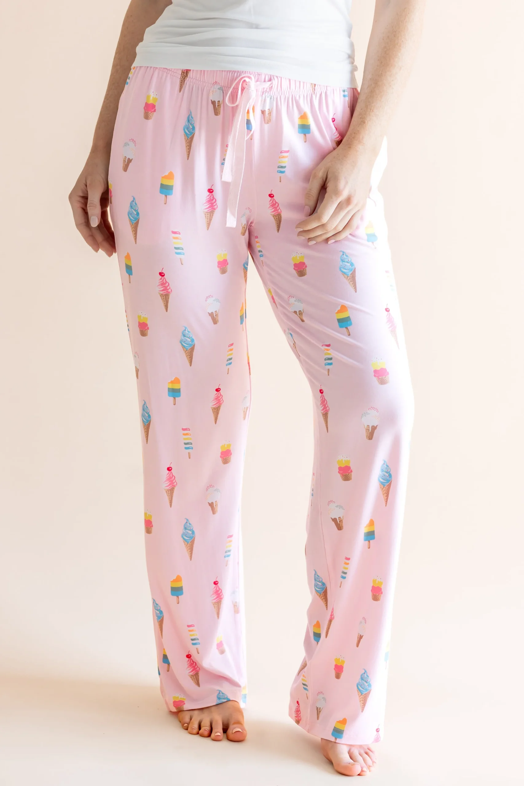 Women's Lounge Pants in Sakura Ice Cream