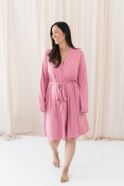Women’s Lounge Robe in Apple Blossom