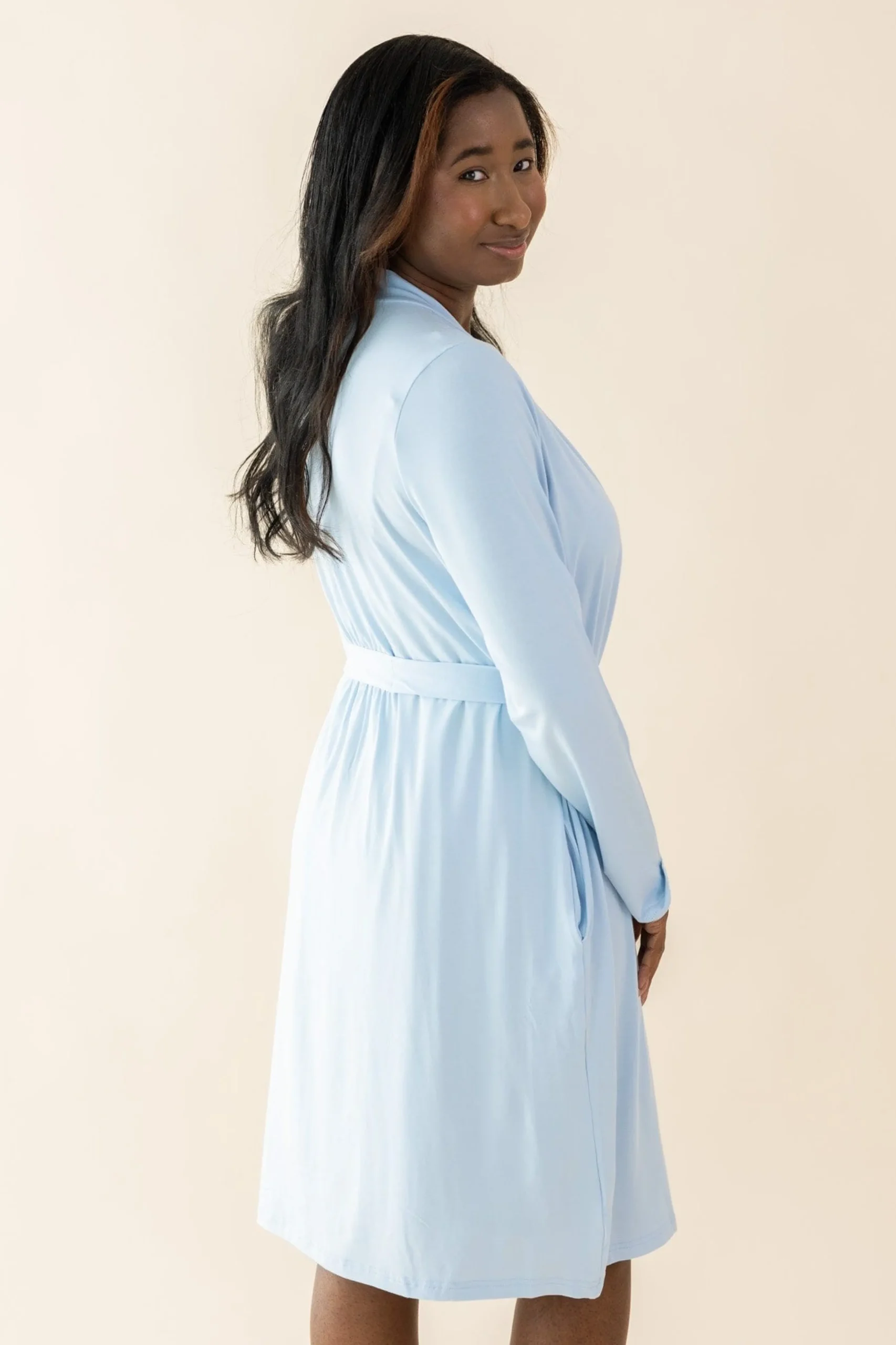 Women's Lounge Robe in Breeze
