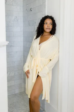 Women's Lounge Robe in Chamomile