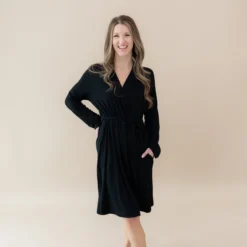 Women’s Lounge Robe in Midnight
