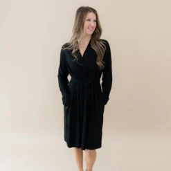 Women’s Lounge Robe in Midnight