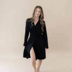 Women’s Lounge Robe in Midnight