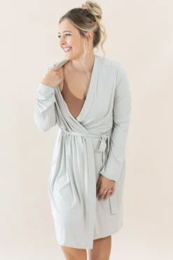 Women’s Lounge Robe in Oat