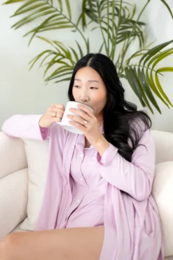 Women's Lounge Robe in Thistle