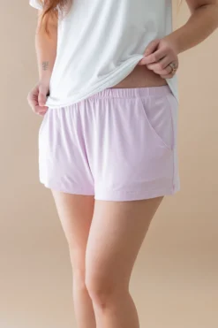 Women's Lounge Shorts in Thistle