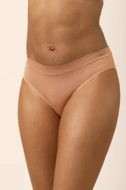 Women's Midi Brief in Latte